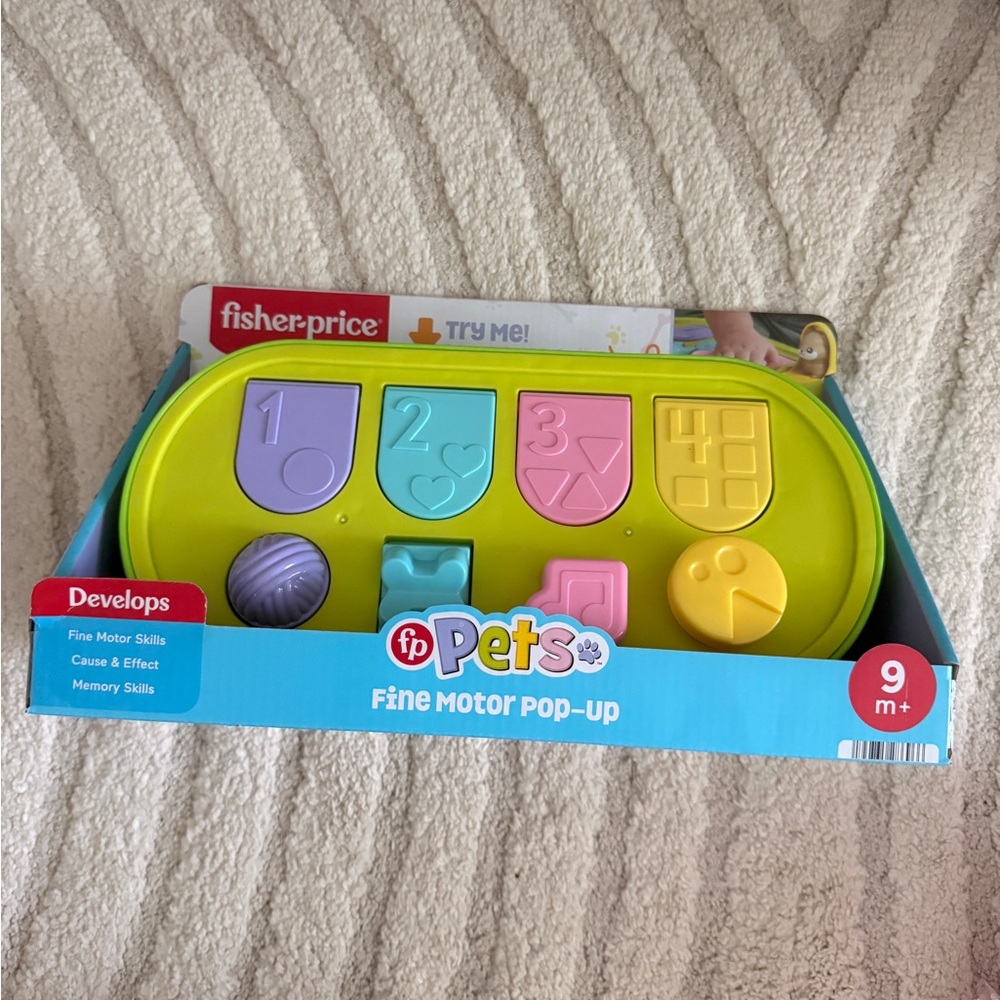 Fisher-Price Pets Fine Motor Pop-Up Toy - Pastel Mix